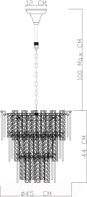 Люстра Divinare Felis 6005/17 LM-8