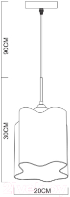 Потолочный светильник Arte Lamp Serenata A3458SP-1AB