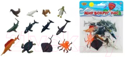 Набор фигурок игровых Наша игрушка Морские обитатели / M0804