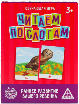 

Развивающие карточки Буква-ленд, Читаем по слогам / 1236152