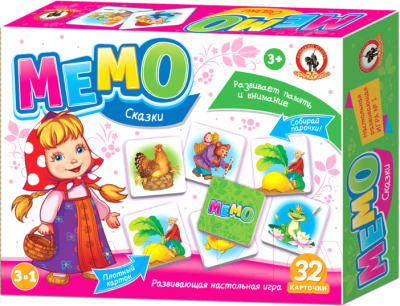 Настольная игра Русский стиль Мемо Сказки / RS-03450