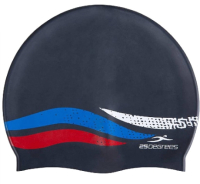 Шапочка для плавания 25DEGREES Russia JR / 25D21005J (черный) - 