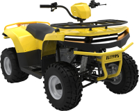 Квадроцикл Irbis Motors ATV 125 (желтый) - 