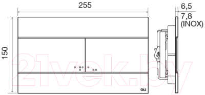 Изображение товара Кнопка для инсталляции Oli 57141