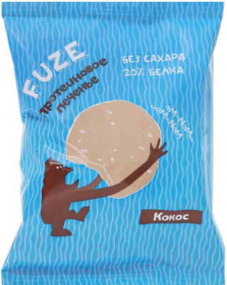 Протеиновое печенье Fuze Кокос
