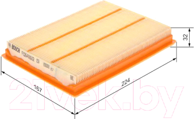 Изображение товара Воздушный фильтр Bosch F026400602