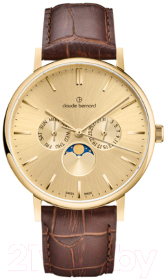 

Часы наручные мужские Claude Bernard, Slim Line Moon Phase 40004 37J DI