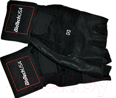 Перчатки для пауэрлифтинга BioTechUSA Houston CIB000561 (XL, черный)