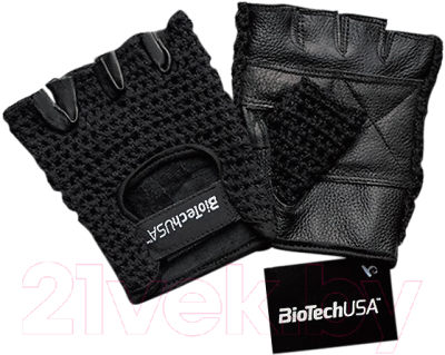 Перчатки для пауэрлифтинга BioTechUSA Phoenix 1 CIB000554 (XL, черный)