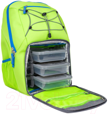 Рюкзак спортивный 6 Pack Fitness Pursuit 300 / I00003422 (зеленый/серый/голубой)