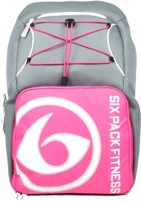 Рюкзак спортивный 6 Pack Fitness Pursuit 300 / I00003423 (серый/розовый/белый)