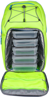 Рюкзак спортивный 6 Pack Fitness Pursuit 500 / I00003426 (зеленый/серый/голубой)