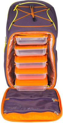 Рюкзак спортивный 6 Pack Fitness Pursuit 500 / I00003428 (фиолетовый/оранжевый/желтый)