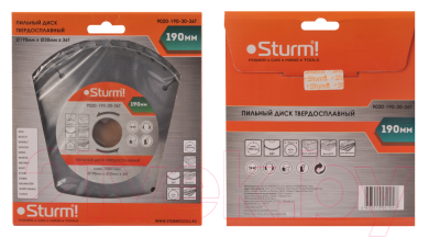 Пильный диск Sturm! 9020-190-30-36T
