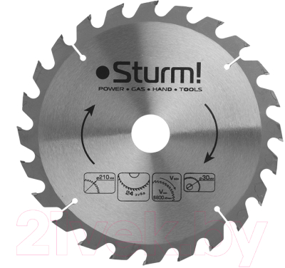Пильный диск Sturm! 9020-210-30-24T