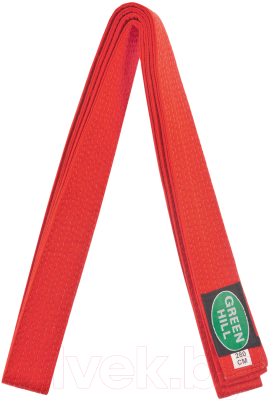 Пояс для кимоно Green Hill KBO-1014 (красный)