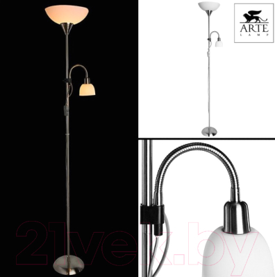 Торшер Arte Lamp Duetto A9569PN-2SS