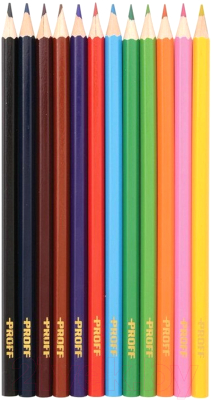 Набор цветных карандашей PROFF Бэтмен против Супермена VS16-BCL12