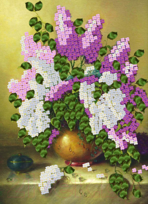 

Набор для вышивания Наследие, Букет сирени / Л3-006