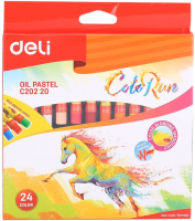 Набор масляной пастели Deli Color Run / С20220 (24цв) - 