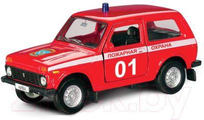 

Автомобиль игрушечный Autogrand, Lada 4x4 Пожарная охрана / 37029