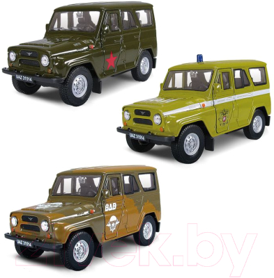 

Автомобиль игрушечный Autogrand, UAZ 31514 Военные / 65211