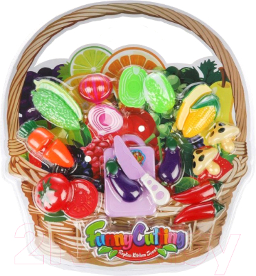 

Набор игрушечных продуктов Наша игрушка, Овощи / NF357-L4