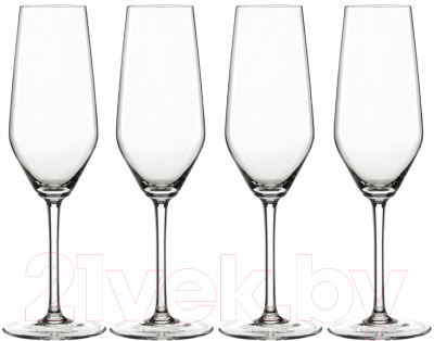 Набор бокалов Spiegelau Style Champagne Flute / 4670187 (4шт)