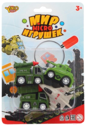 

Набор игрушечной техники Наша игрушка, Военный / M7618-5
