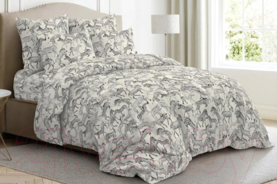 

Комплект постельного белья Ночь нежна, Зебры 2сп 70x70