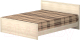 Двуспальная кровать Премиум Гармония 160x200 (шимо светлый) - 