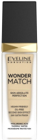 Тональный крем Eveline Cosmetics Wonder Match Адаптирующийся тон 05 Light Porcelain (30мл) - 