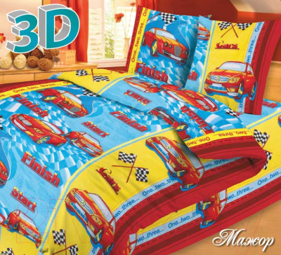 

Комплект постельного белья Avrora Texdesign, Бязь Kids Мажор 1,5