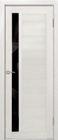 Дверь межкомнатная Portas S28 80х200 (французский дуб/стекло черный лак) - 