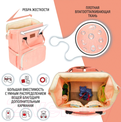 Рюкзак Nuovita CapCap Classic (розовый)