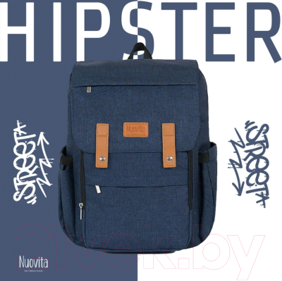 Рюкзак Nuovita CapCap Hipster (темно-синий)