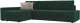 Диван угловой Лига Диванов Версаль 278 левый / 105814 (велюр, зеленый) - 