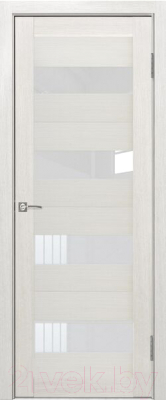 Дверь межкомнатная Portas S23 70х200 (французский дуб/стекло белый лак)