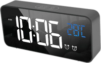 Настольные часы ArtStyle CL-B80WBL (черный/белый/синий) - 
