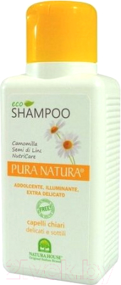 Шампунь для волос Natura House С ромашкой и семенем льна Для светлых волос (250мл)