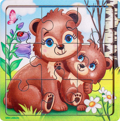 

Развивающая игра, Медведица и медвежонок / 4930527