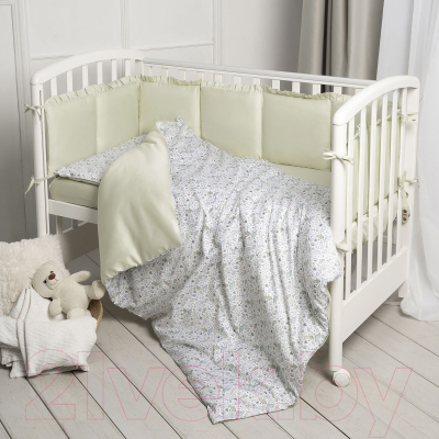 Комплект постельный для малышей Perina Lovely Dream / ЛД3-02.2 (3 предмета, Dino)