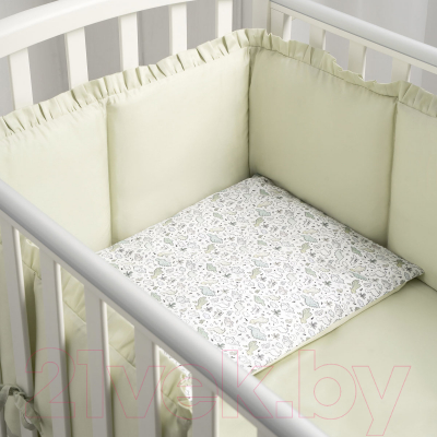 Комплект постельный для малышей Perina Lovely Dream / ЛД3-02.2 (3 предмета, Dino)