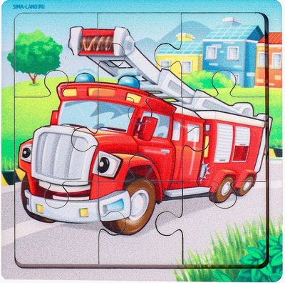 

Развивающая игра, Пожарная машина / 4930532
