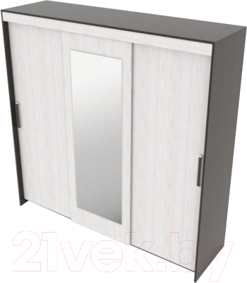 Шкаф-купе SV-мебель Арис 1 Д 1.7x2.2 (дуб венге/ясень анкор светлый)