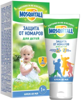 Крем от насекомых Mosquitall Нежная защита для детей от комаров (40мл) - 