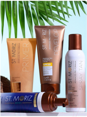 Крем-автозагар St.Moriz С эффектом постепенного загара и защитой от солнца SPF30 (175мл)