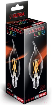 Лампа Ultra LED-F35-F-4W-E14-3000K