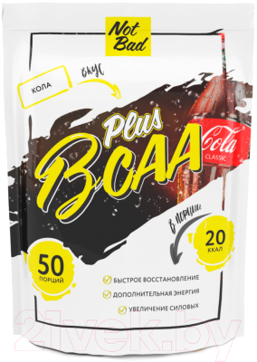 Аминокислоты BCAA NotBad С витамином С (250г, кола)
