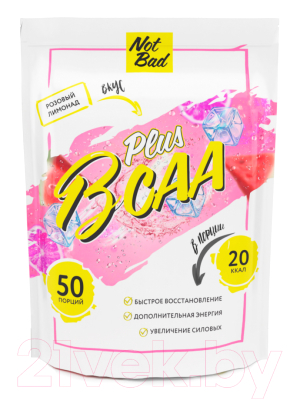 Аминокислоты BCAA NotBad С витамином С (250г, розовый лимонад)